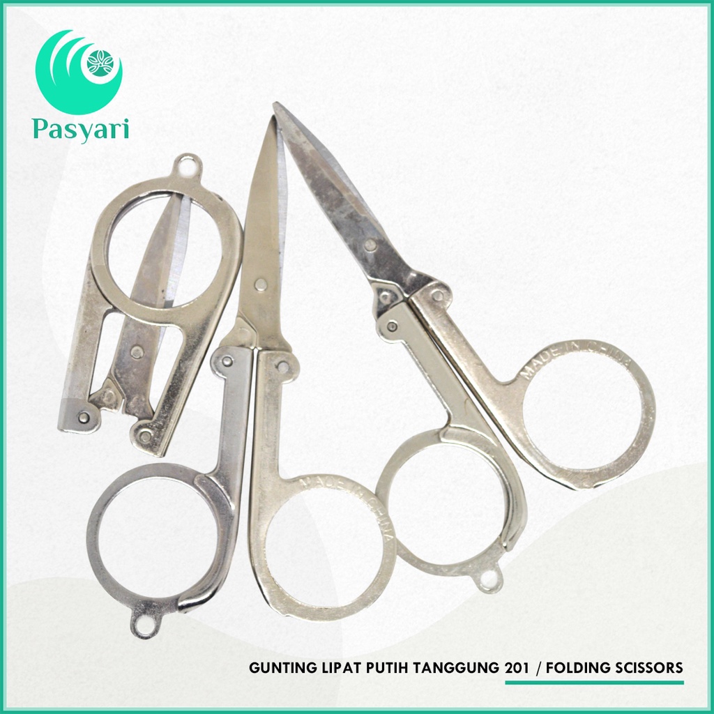 

Gunting Lipat Putih Tanggung 201 / Folding Scissors