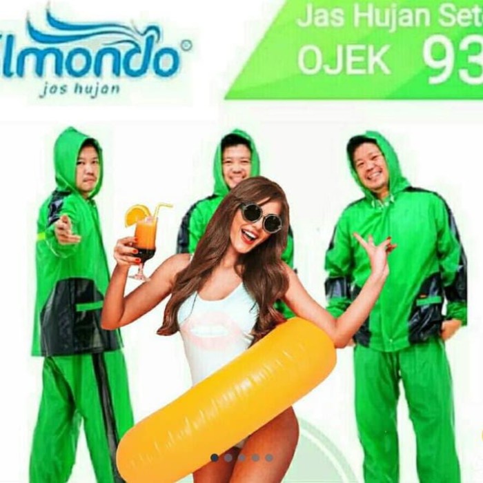 JAS HUJAN OJEK,GOJEK GRAB