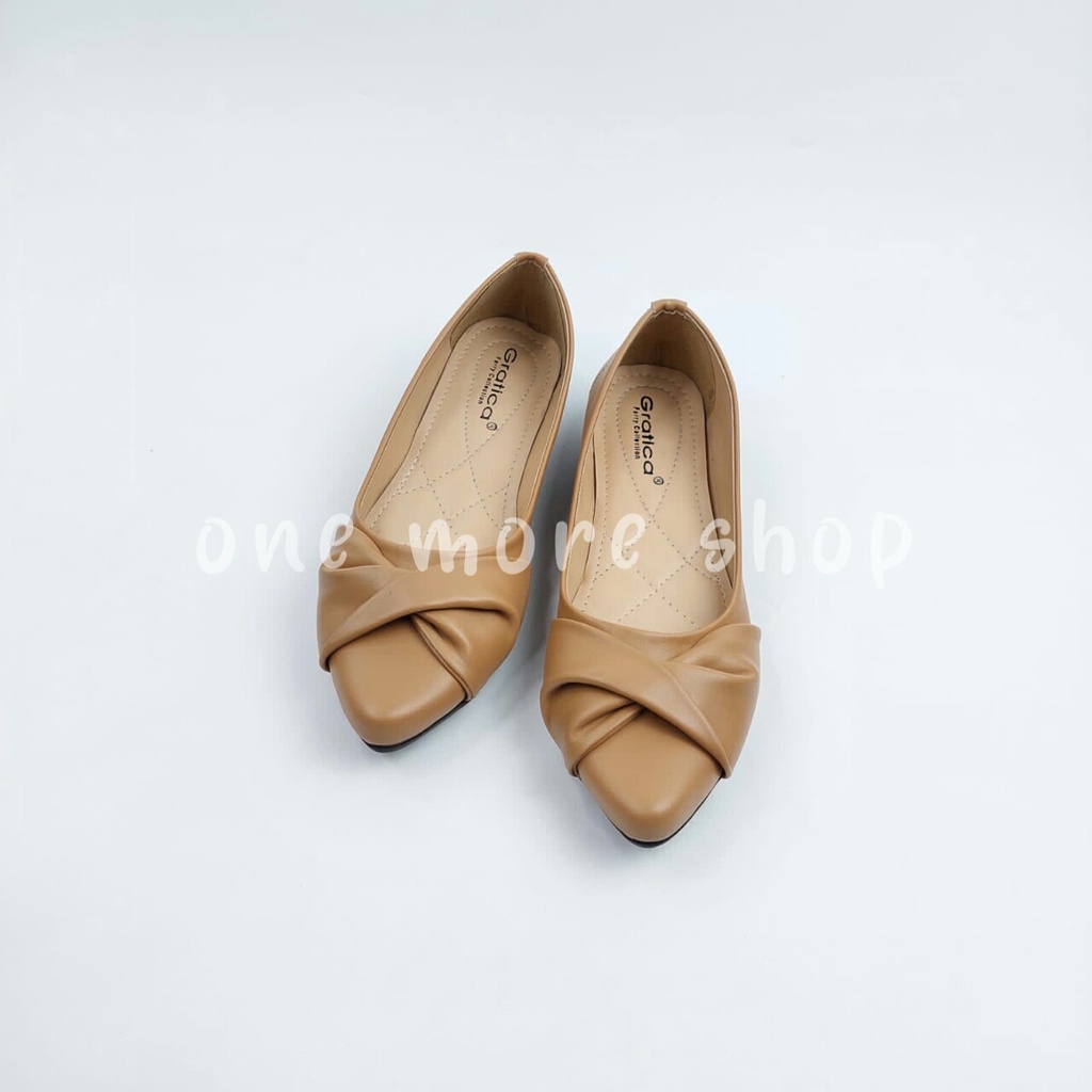 Sepatu Wanita Lancip silang rempel aw012