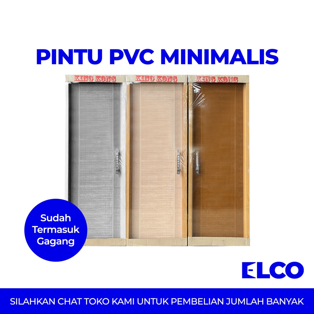 Pintu Kamar Mandi PVC Tebal Minimalis