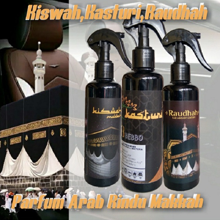 Parfum Arab Ruangan Rindu Ka'bah 250ml spray