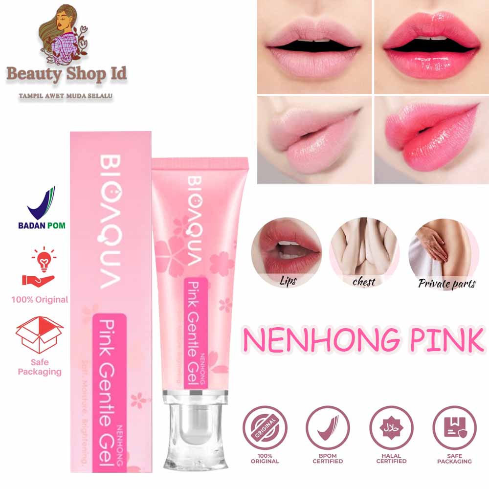 Beauty Jaya - Bioaqua Warm Gentle Pink Nenhong Cream Lip Serum Lip Balm Lip Oil BPOM