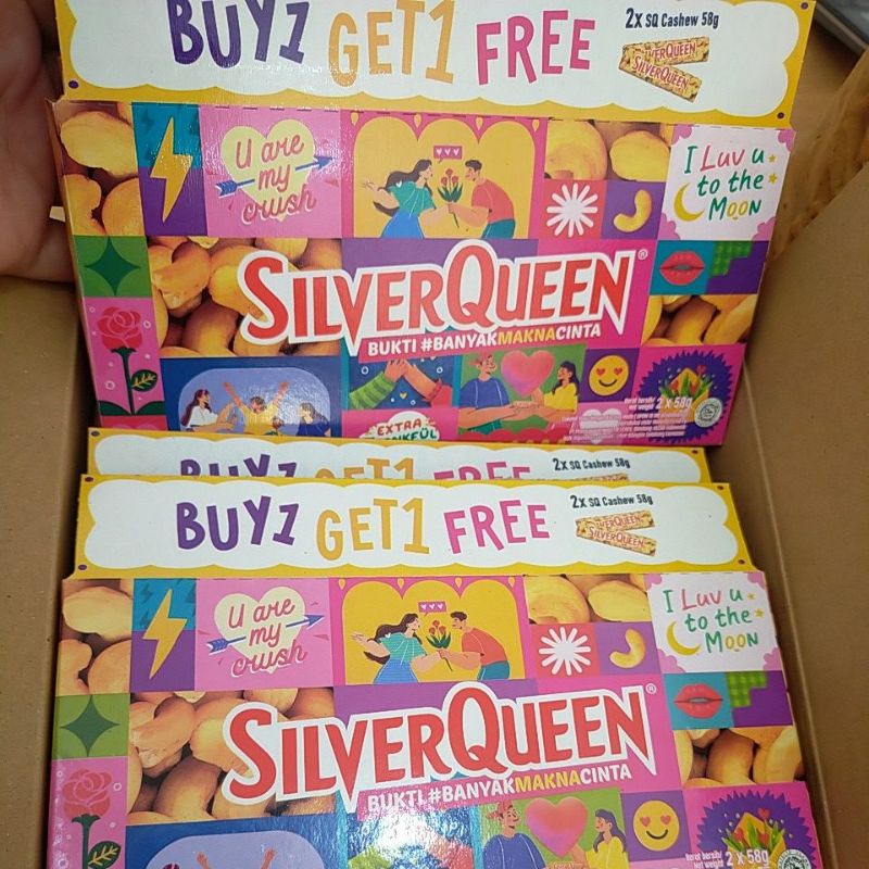 

Silverqueen 2pcs @55g buy 1get 1