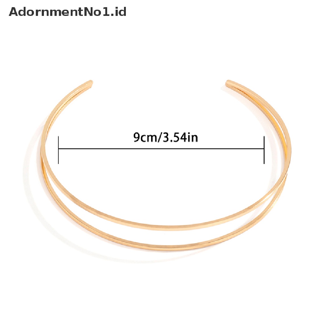 [AdornmentNo1] Punk Armlet Adjustable Upper Arm Cuff Minimalist Bangle Armband Gelang Lengan [ID]