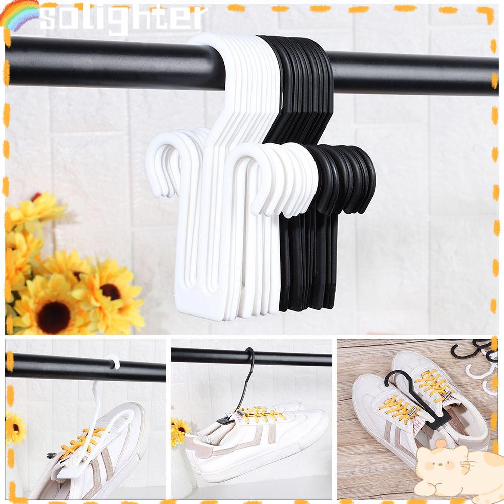 Solighter Kait Pengering Sepatu Sendal Ringan Hanger 10pcs Hanger Slipper