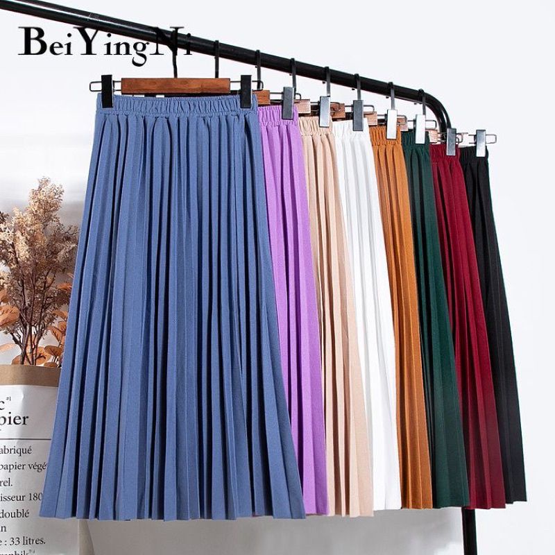 ROK PLISKET PREMIUM TERMURAH TERLARIS/ROK PAYUNG (best quality)