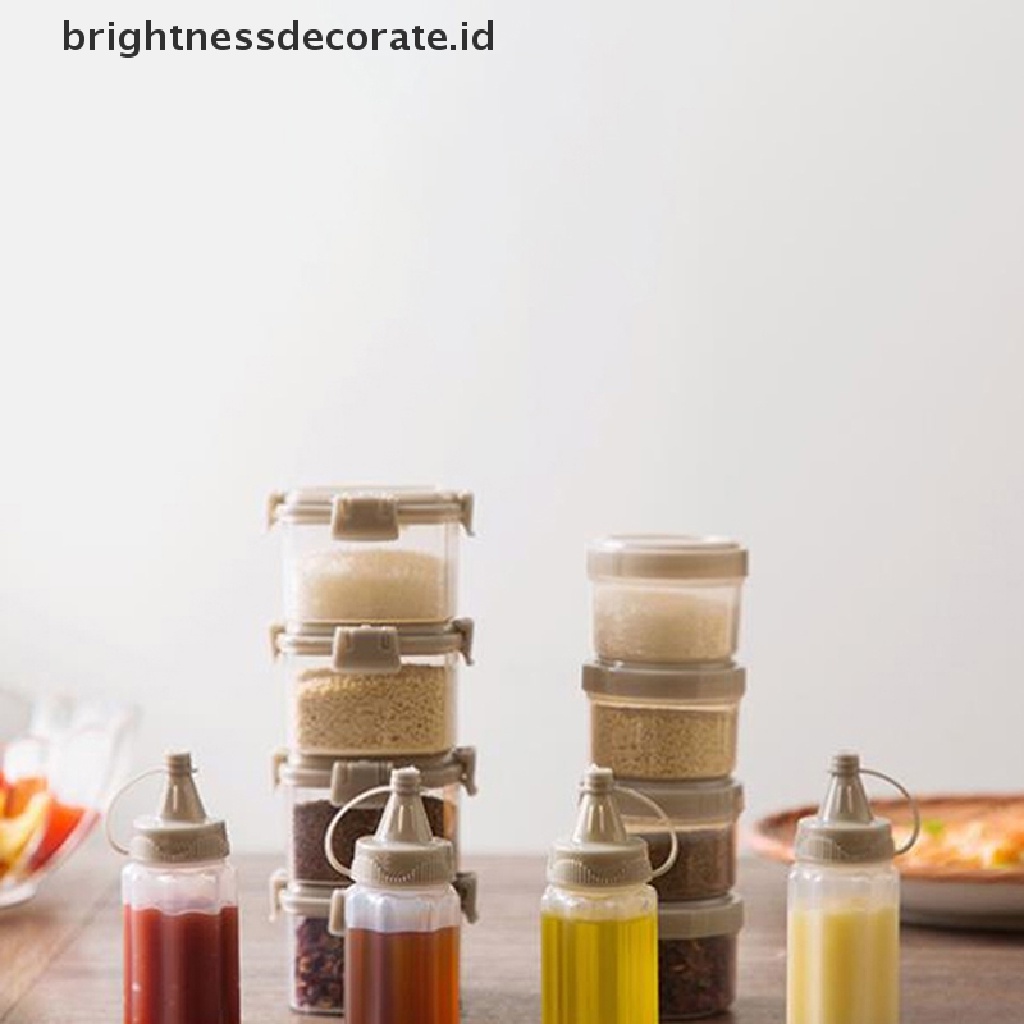 [Birth] 3pcs Botol Remas Mini Salad Dressing Wadah Alat Dapur Barbekyu Outdoor [ID]