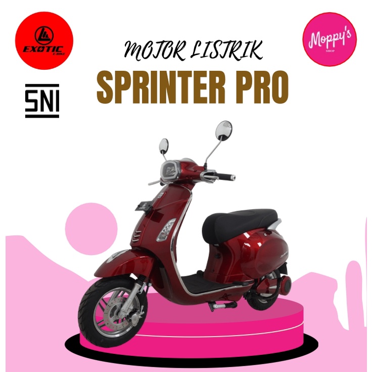 Sepeda Motor Listrik Vespa Listrik Sprinter Pro Pacific Exotic