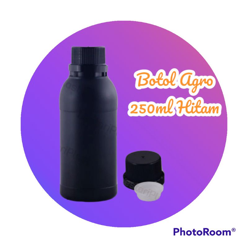 Botol agro labor 250ml Hitam