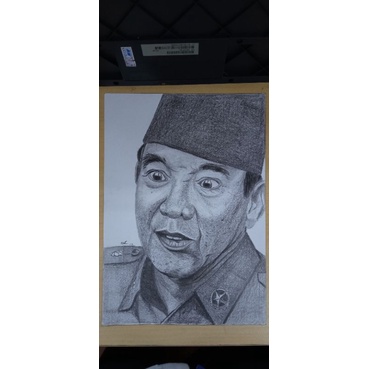 Lukisan pak Soekarno
