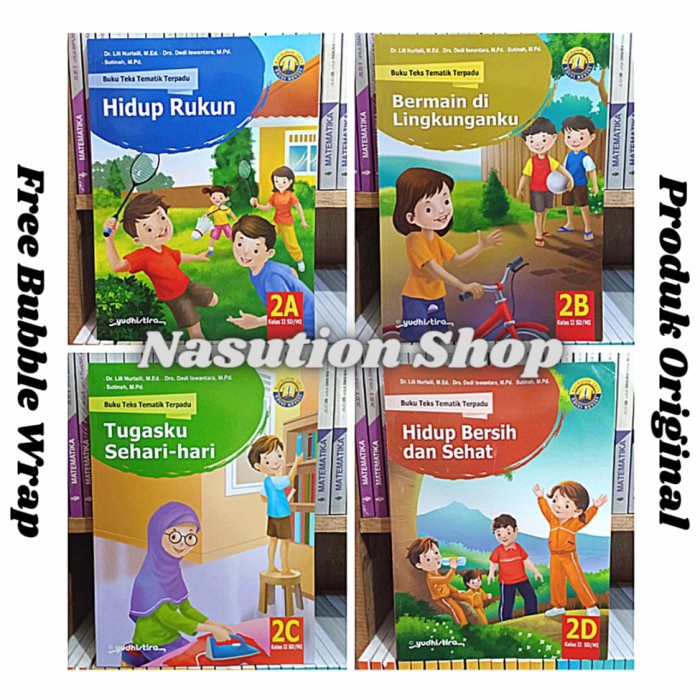 Buku Tematik Terpadu 2A 2B 2C 2D Yudhistira K13 Revisi Kelas 2 SD