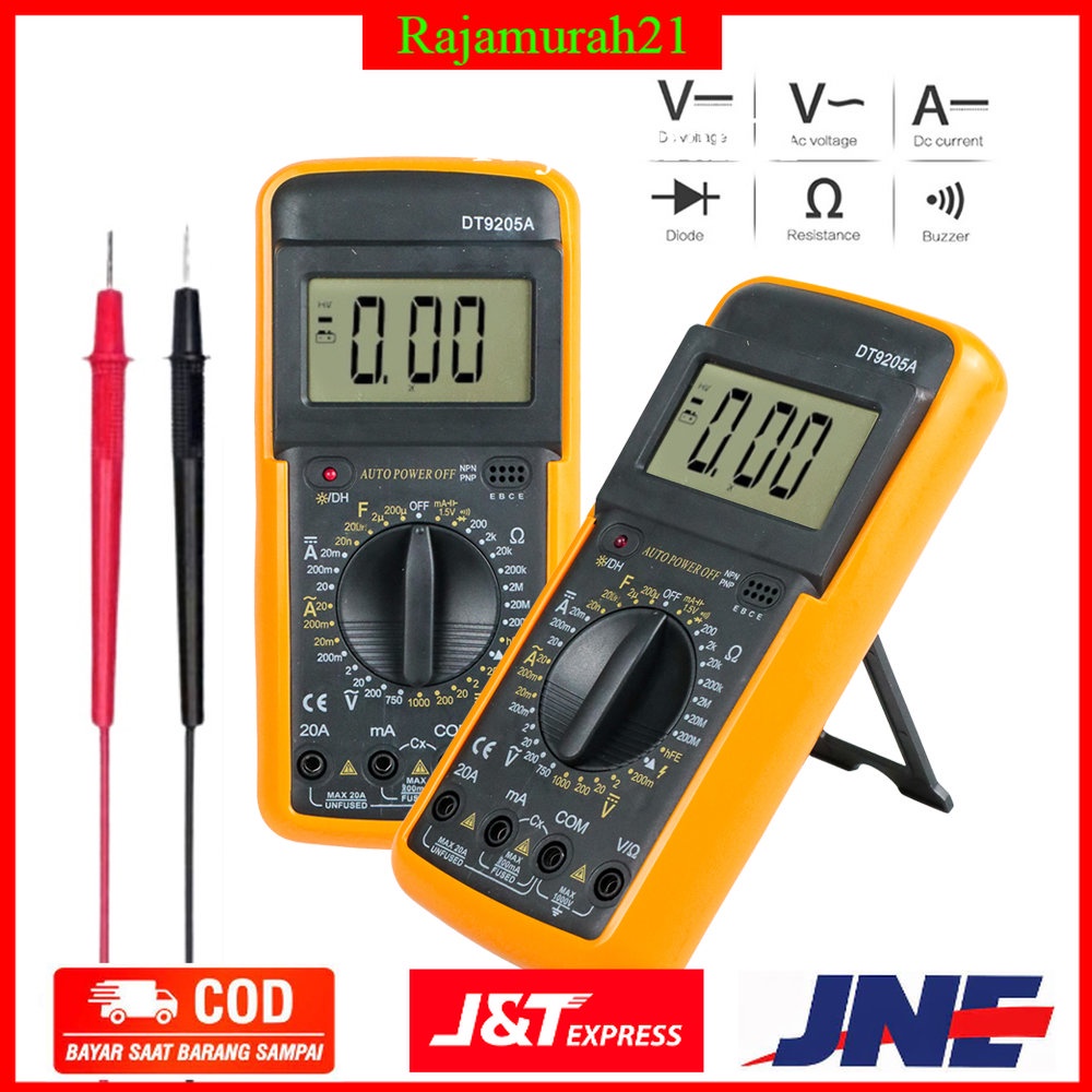 RICHMETERS Pocket Size Digital Multimeter - Yellow - 7ROTE0YL