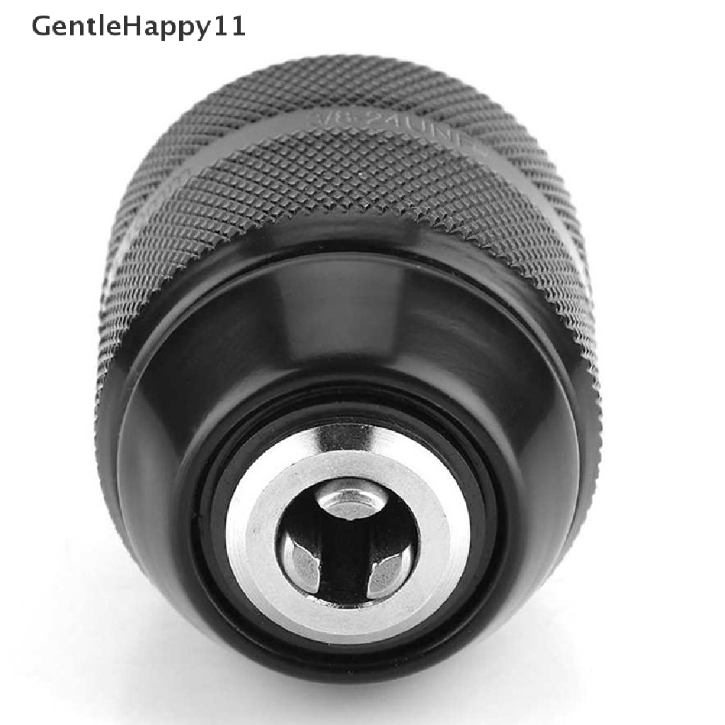 Gentlehappy Keyless Drill Chuck 3per8benang 0.8mm-10mm Fungsi Penguncian Chuck Bor Besi Untuk Tangan Bor Listrik id