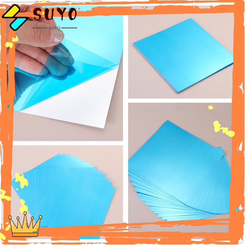 Suyo Mirror DIY Stiker Cermin Acrylic Cermin Lembut
