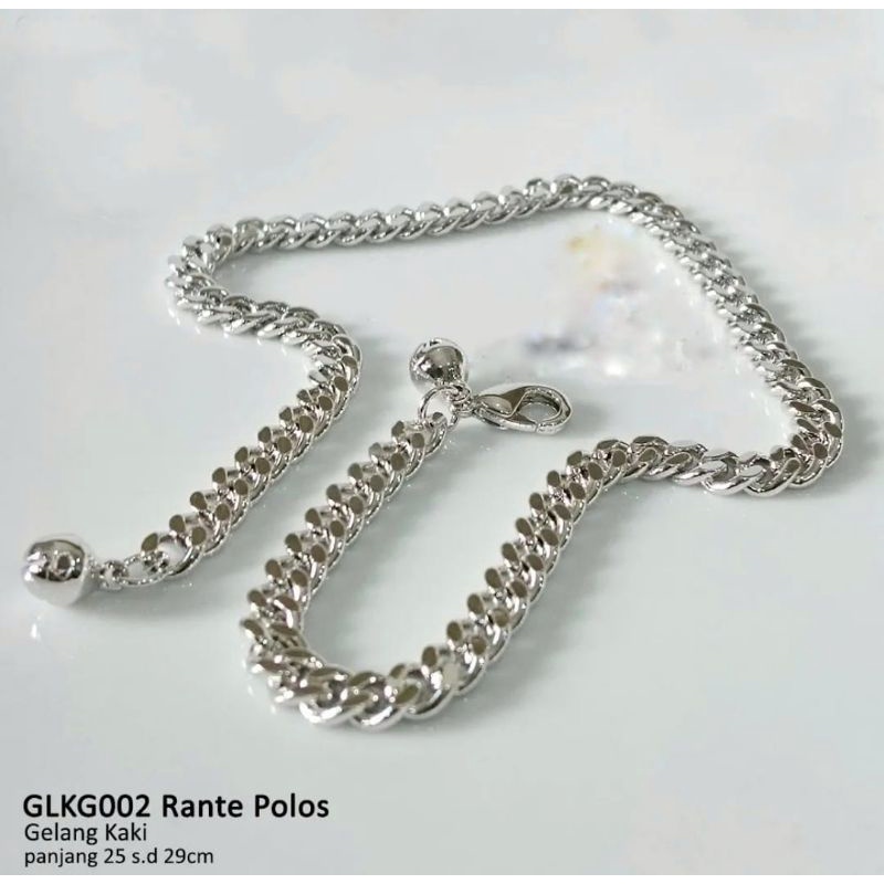Gelang Kaki Model sisik naga Bahan titanium Anti Karat