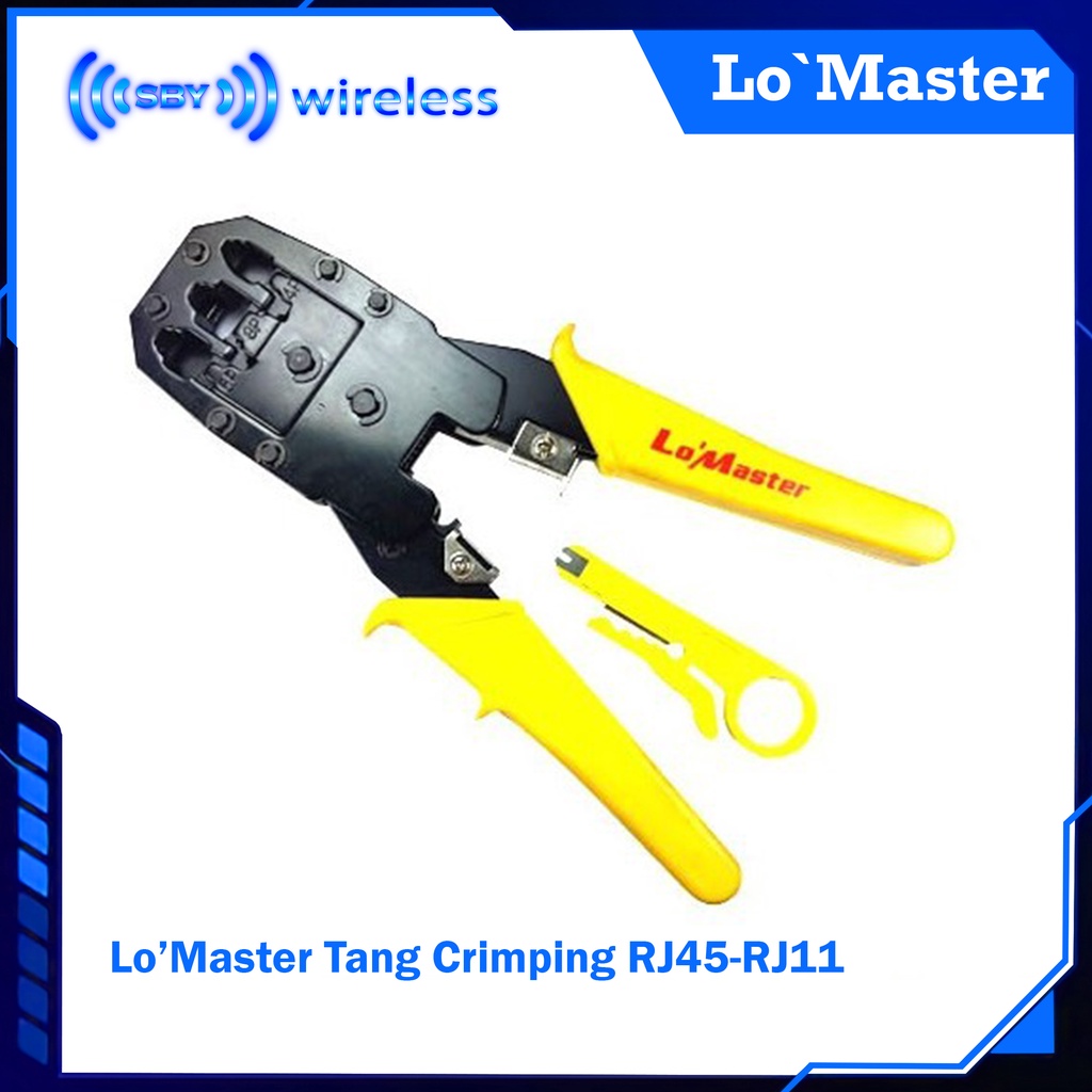 Tang Crimping RJ45/RJ11 Lo'Master