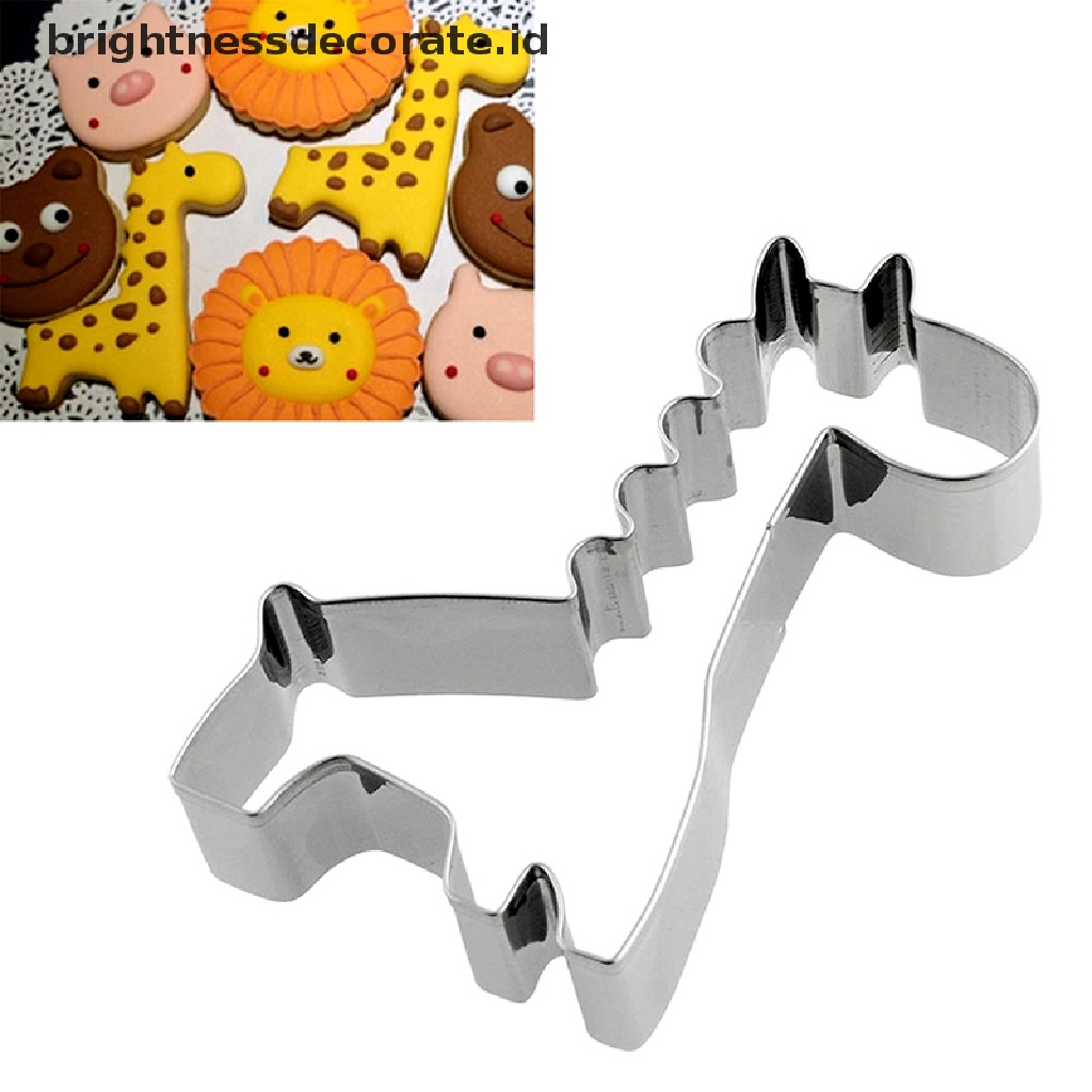 [Birth] Animal Giraffe Cookie Biscuit Cutter Kue Pastry Roti Cetakan Mold Alat Baking [ID]