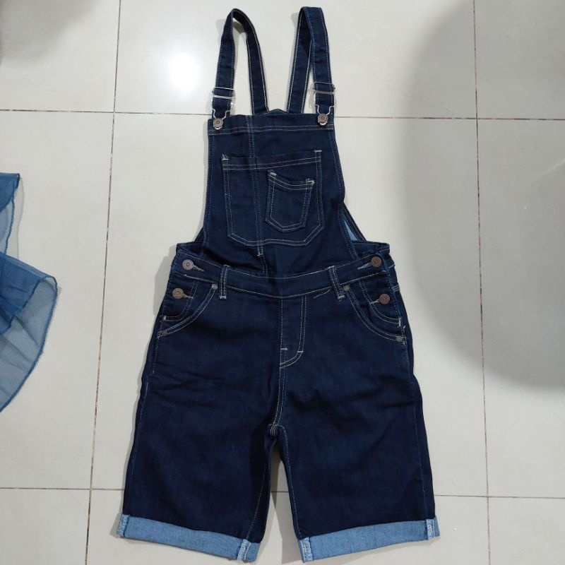 [Preloved] One set Jeans Outer Baju Kodok Wanita - Gups