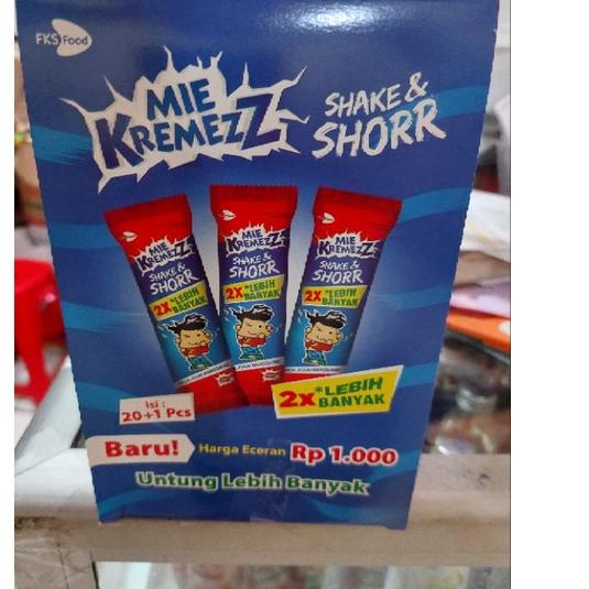 

NIS152 Mie kremezz shorr shor sor 1 box isi 20 PCS Baru Eceran 1000 ++
