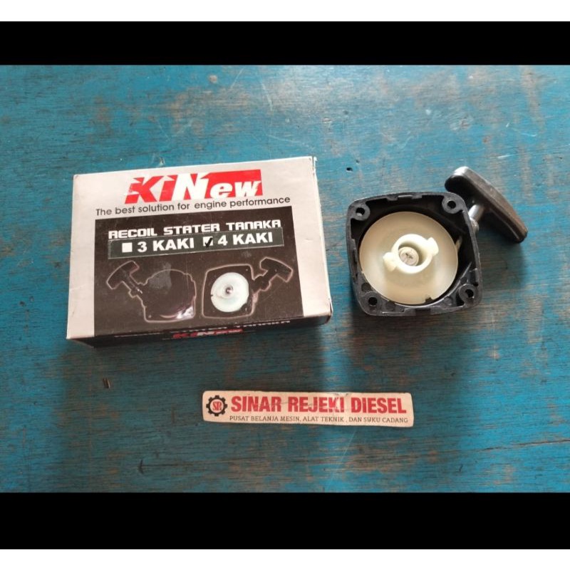 Recoil Starter Mesin Potong Rumput 2 Tak 328 4 Hole