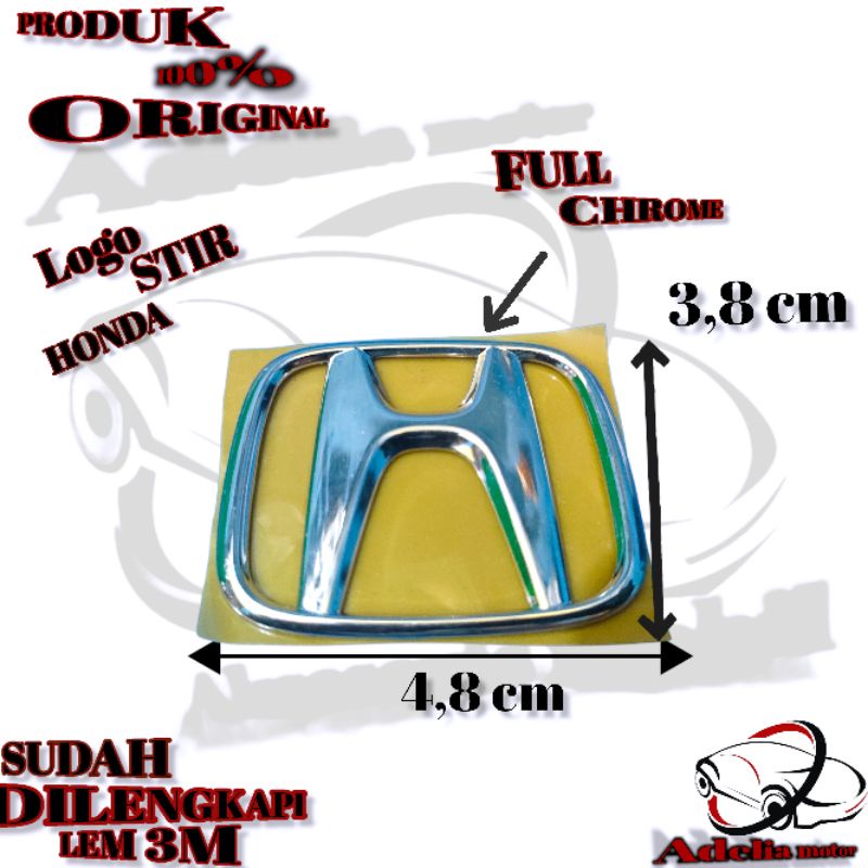 emblem stir Honda logo stir Honda original product