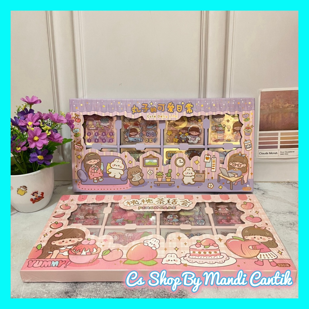 

Paket Stiker Lucu Isi 200Lembar 4Warna Stiker Cewe Lucu