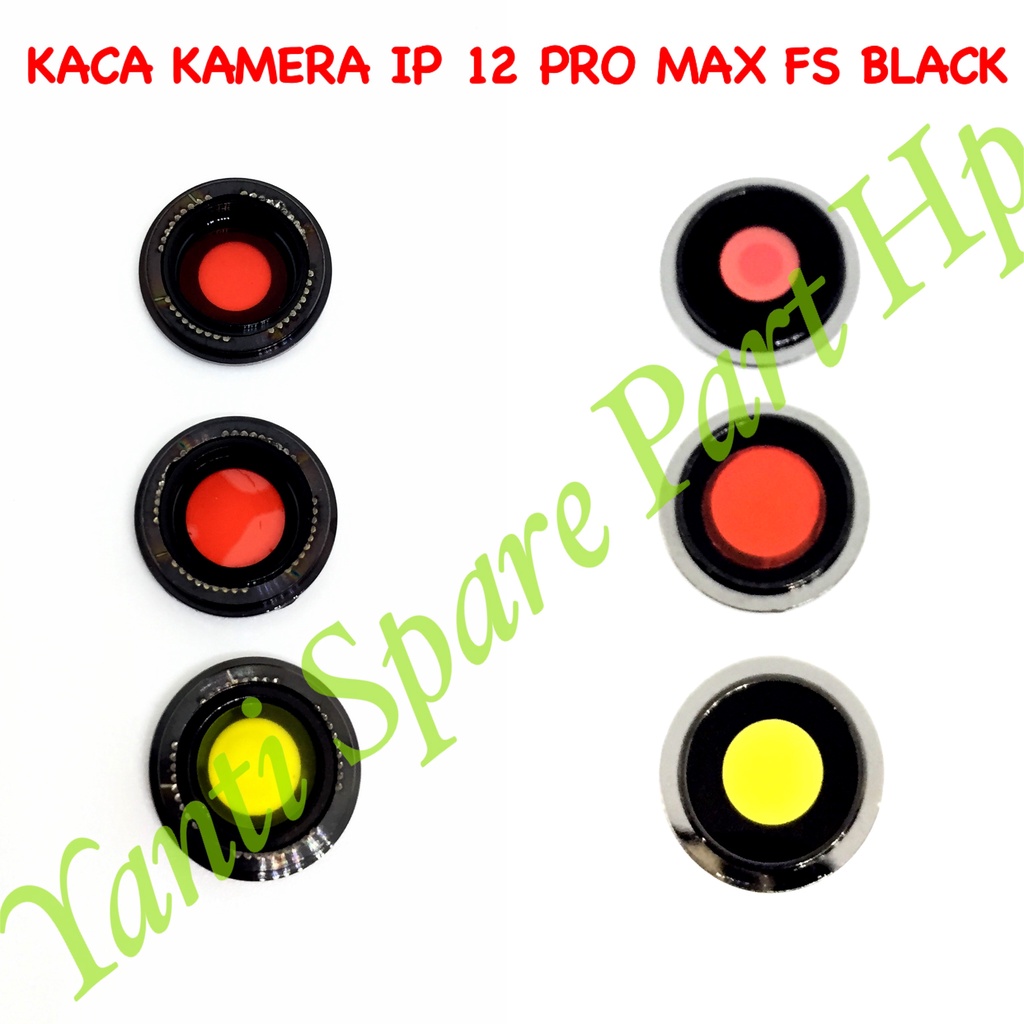 Kaca Kamera Ip 12 Pro Max Fullset Original Terlaris New