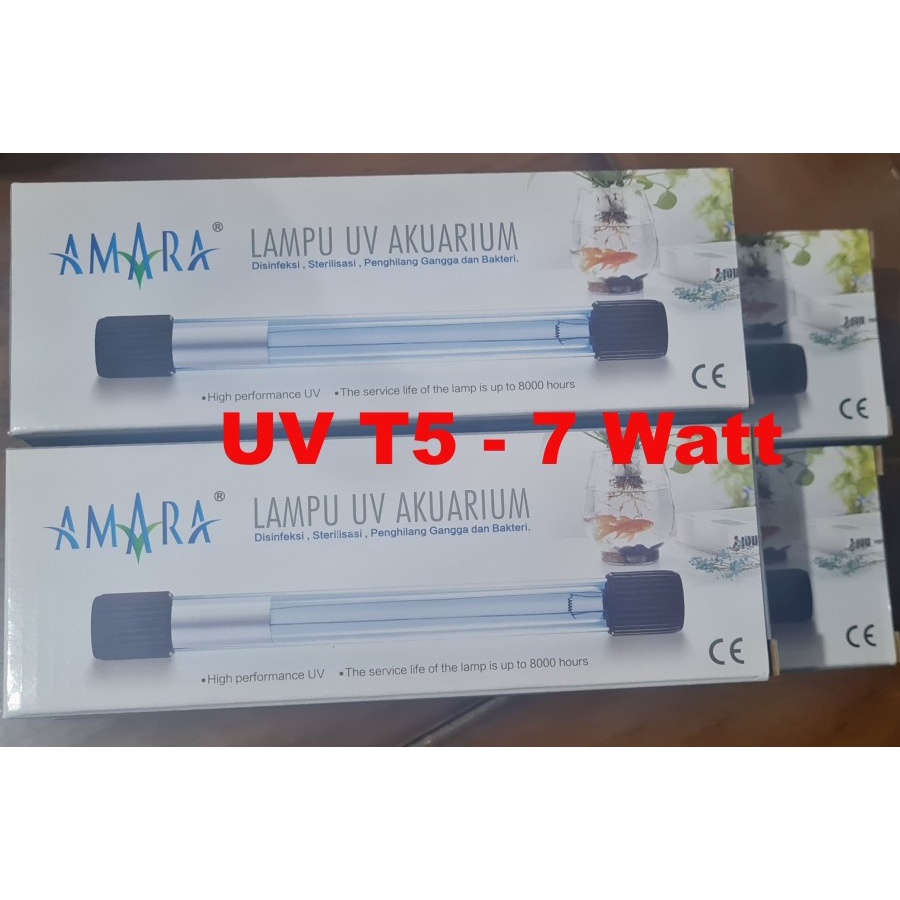 Promo Lampu UV Aquarium Murah Amara UV T5 7 Watt Amara UV 7 Watt