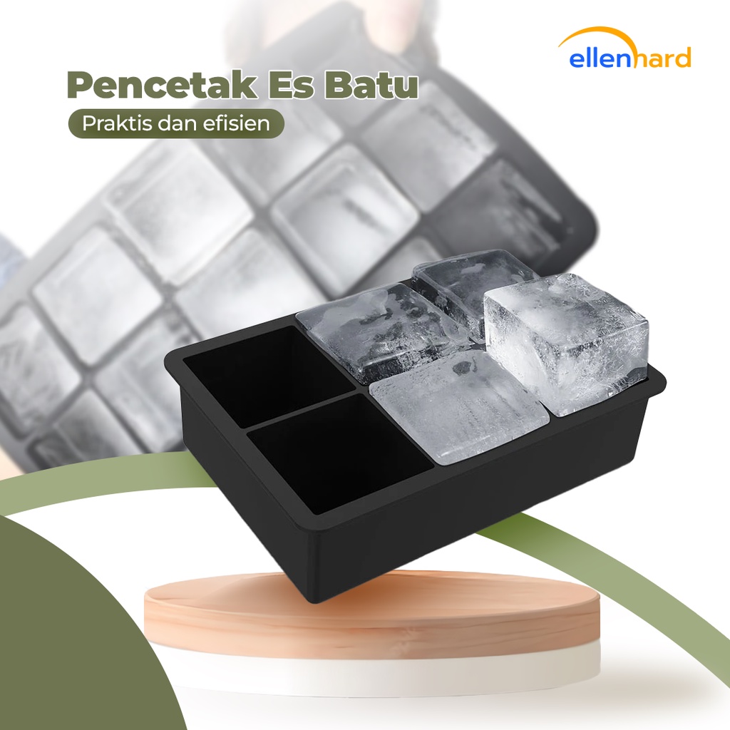 Cetakan Es Batu Silikon Model Cube 15 Hole Silikon Pencetak Es Batu Ice Cube