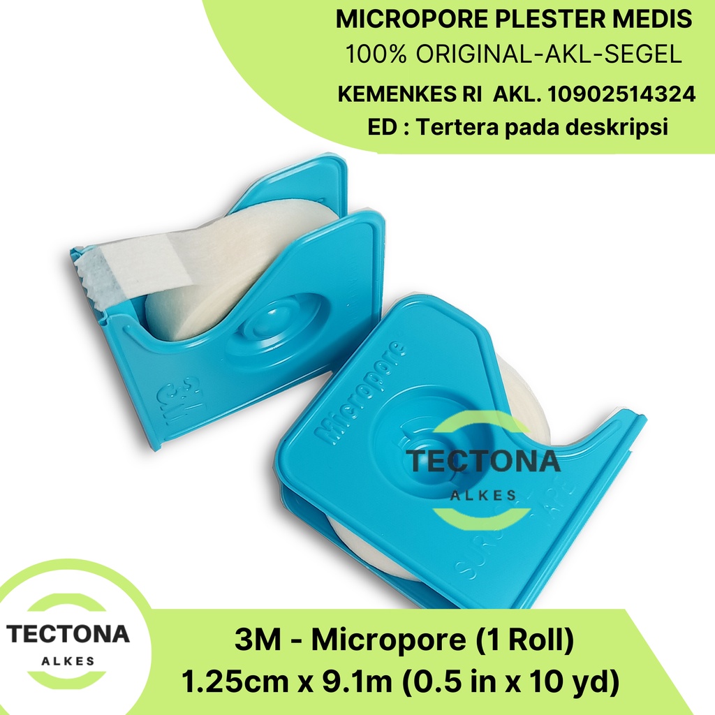 3M - Micropore/Plester Medis/Plester Putih/Plester Infus