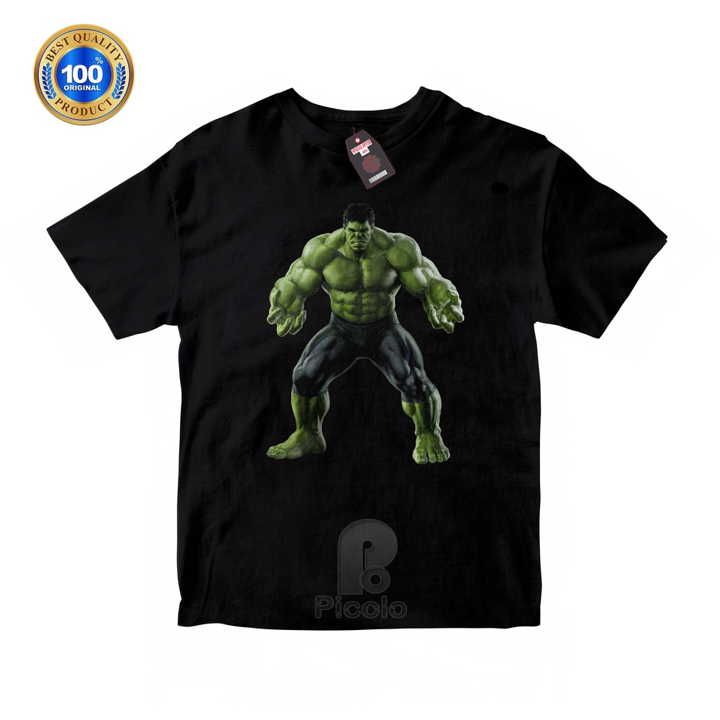 BAJU ANAK KAOS ATASAN ANAK MOTIF HULK Bahan COTTUN (FREE NAMA)