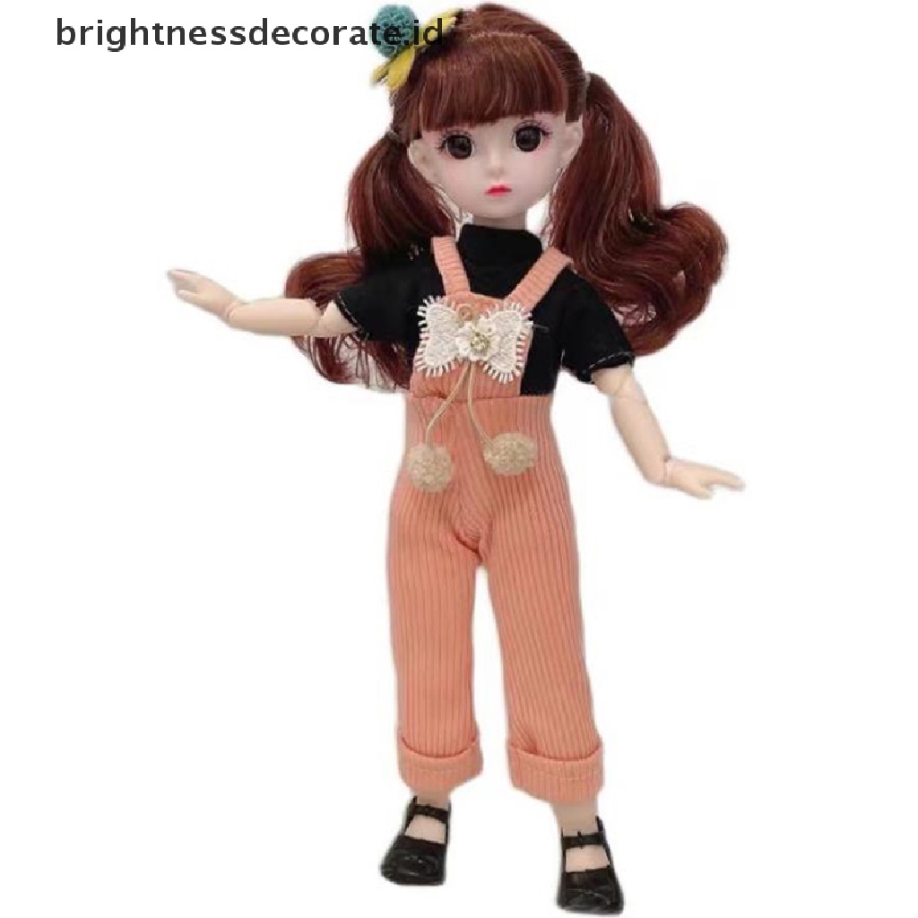 [Birth] Boneka BJD 30cm1per6 Princess Doll Dress Baju DIY Hadiah Mainan Anak Perempuan (Tanpa Boneka) [ID]