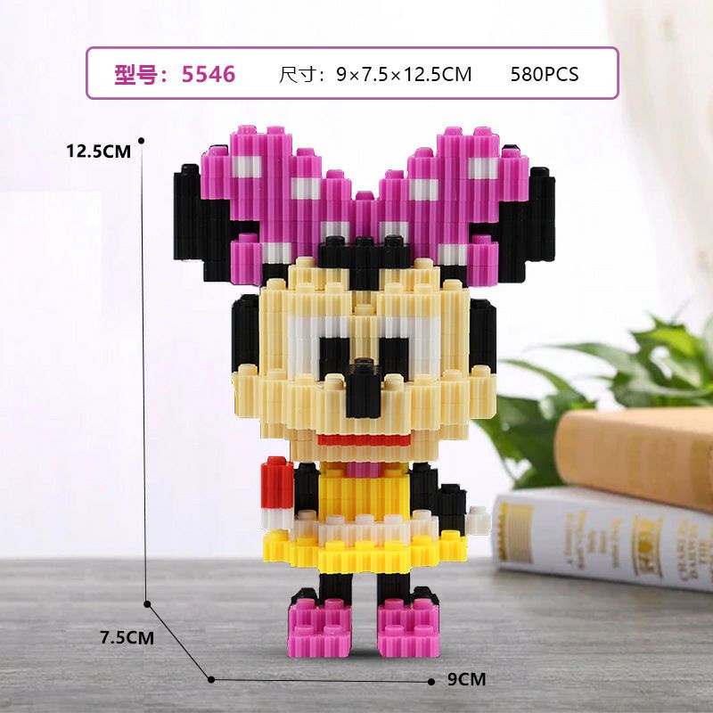 Nano Block Mainan Balok Building Block Nano Blok Nano Bricks Balok Susun Mainan Edukasi DIY Disney C