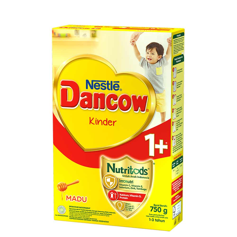 

DANCOW Kinder 1+ Susu Bubuk Protectus Probio Madu Box 750gr