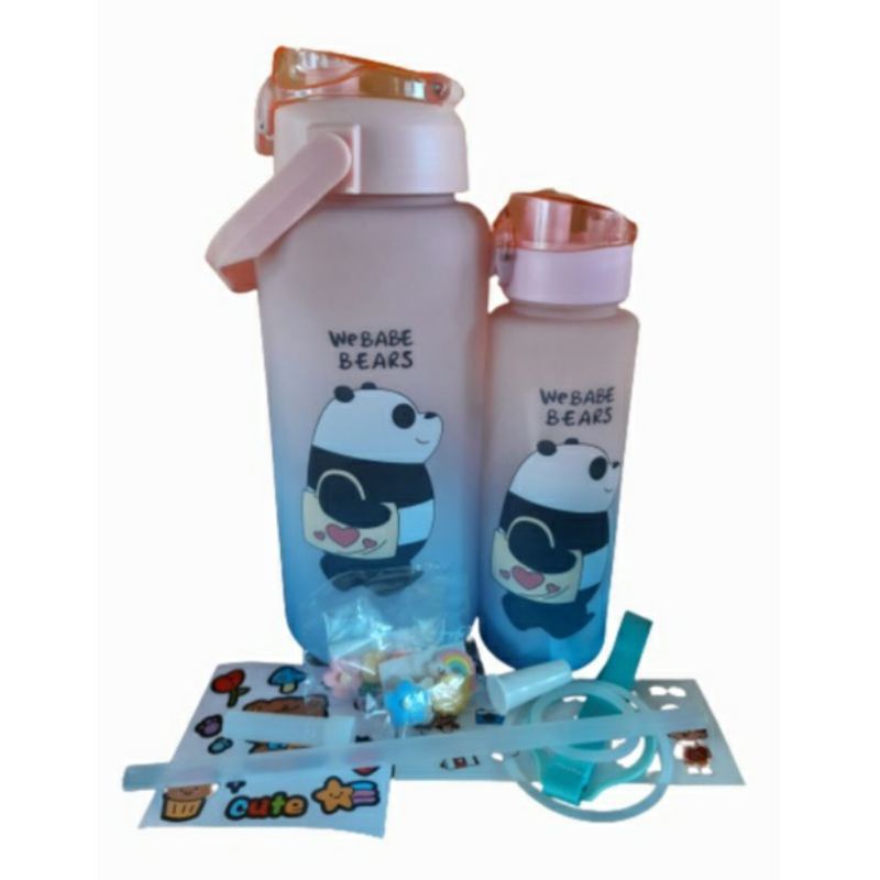 Botol Minum Viral 2in1 We Bare Bears