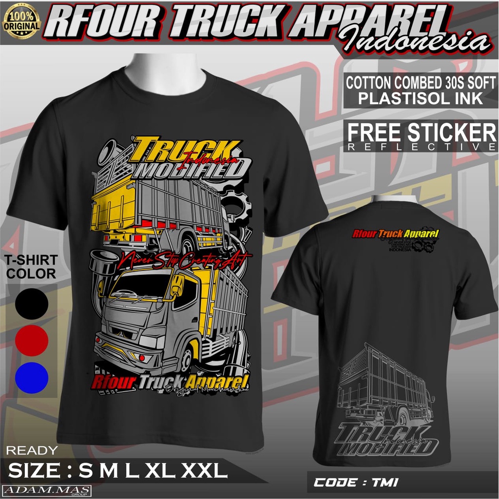 PROMO/OBRAL KILAT/KAOS TRUCK INDONESIA/KAOS TRUCK TERBARU/KAOS TRUCK MANIA/KAOS  DISTRO/PLASTISOL