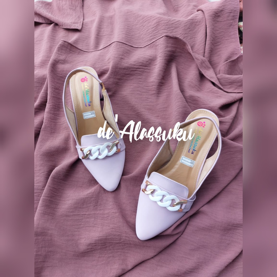 Alassuku.ID - Heels Sepatu Wanita TL Rantai