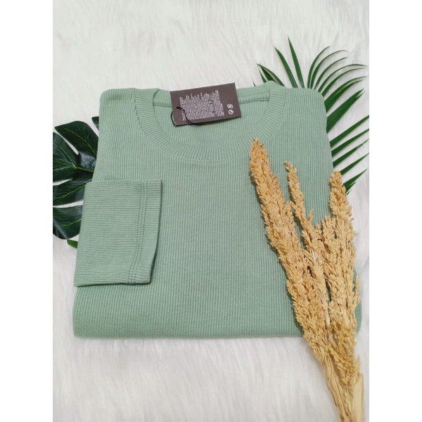 kaos rib premium rib panjang premium kaos rib jagung