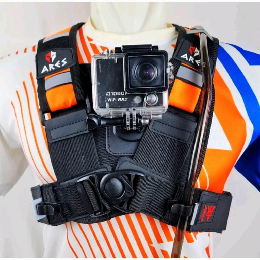 Gopro Harness ARES dudukan gopro tas ares