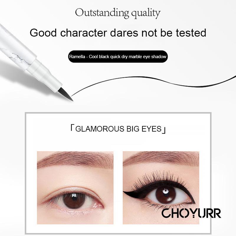 【COD】Eyeliner Warna Hitam Anti Air Tahan Lama Eyeliner Pensil Cair Non-noda Smooth Korean Import-CH