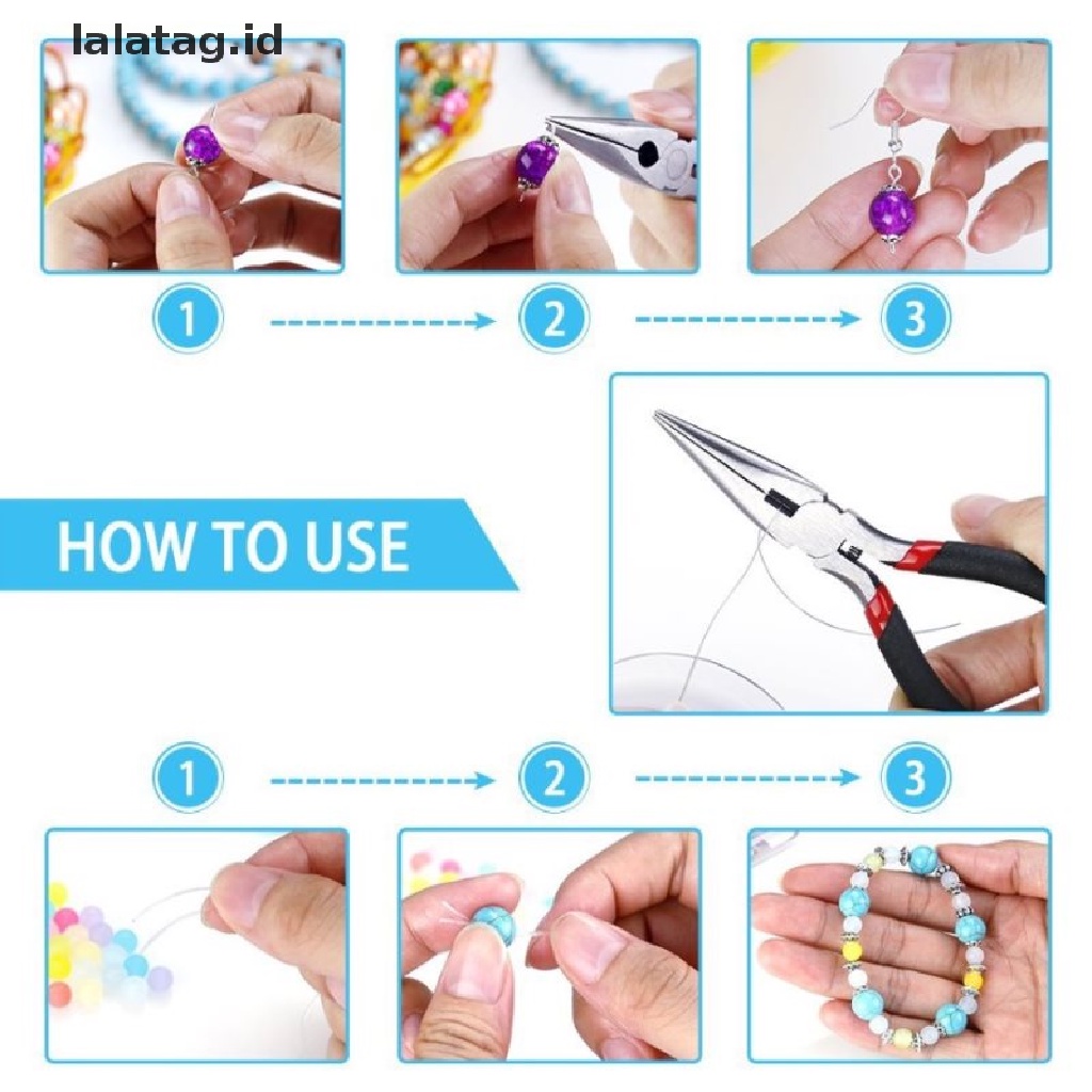 [lalatag] Set Kit Aksesoris Perhiasan DIY Cincin Lompat Terbuka/Lobster Clasp/Kait Anting [ID]