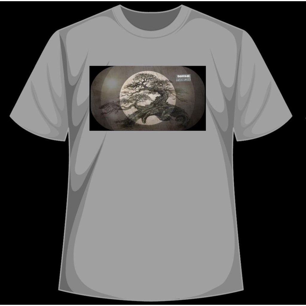 kaos bonsai/ kaos keren/ kaos berkualitas