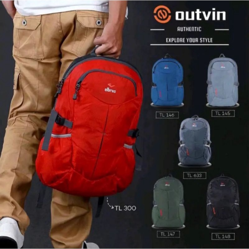 TAS RANSEL PRIA CEWE 20ltr ELBRUS ORIGINAL//TAS RANSEL SEKOLAH SD-SMP-SMA-KULIAH