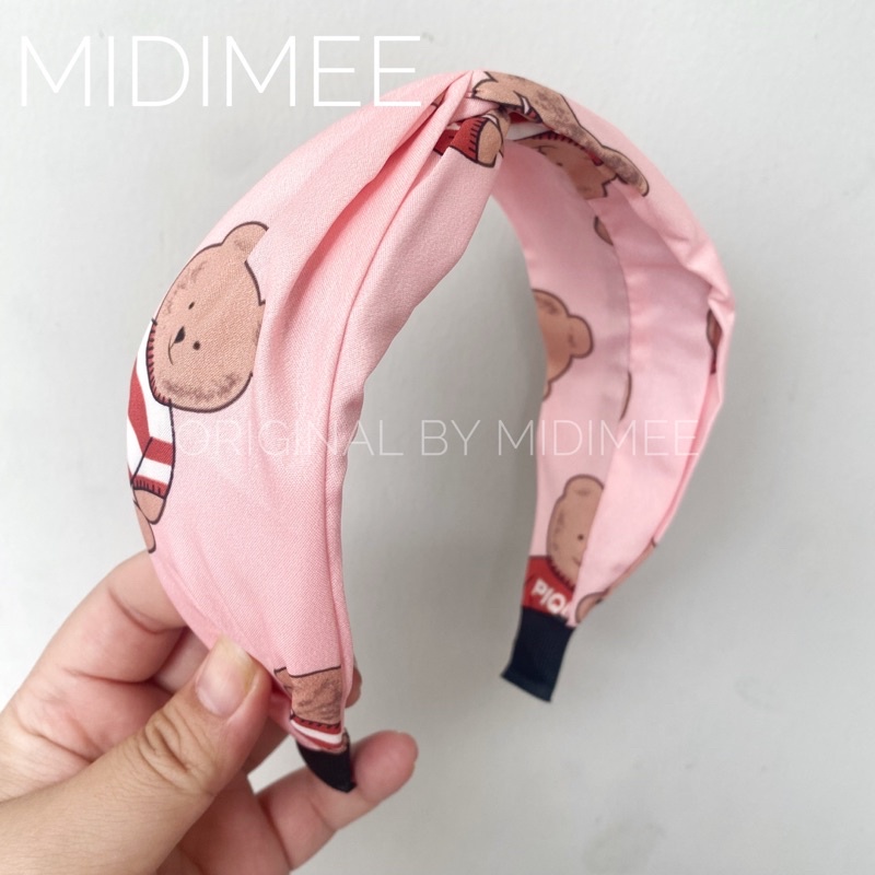 BANDO SIMPUL SILANG BEAR KATUN WARNA WARNI/BANDO SIMPUL BEAR KOREA