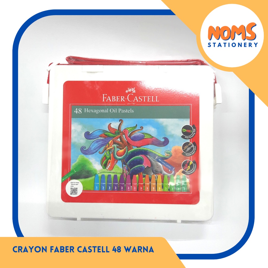 

Crayon Faber Castell 48 warna Plastic Bags