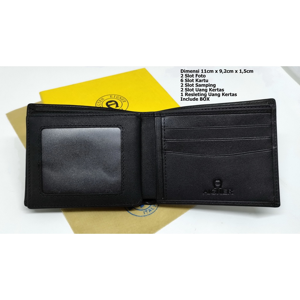 Dompet Pendek Pria Laki AG XX-12 Model Tidur Kulit Asli