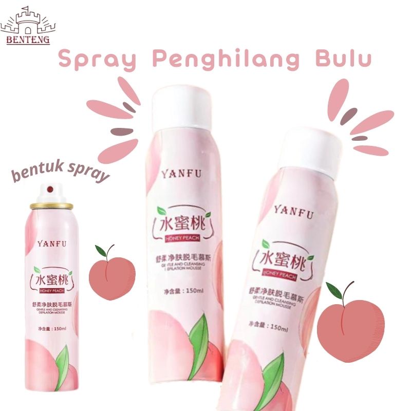 MSB08 - Perontok Bulu Kaki Tangan Ketiak Spray Hair Removal