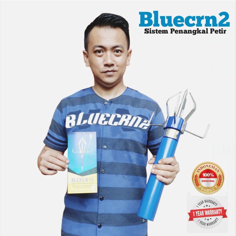 Anti Petir Penangkal Petir Radius 35 Meter BLUECRN2