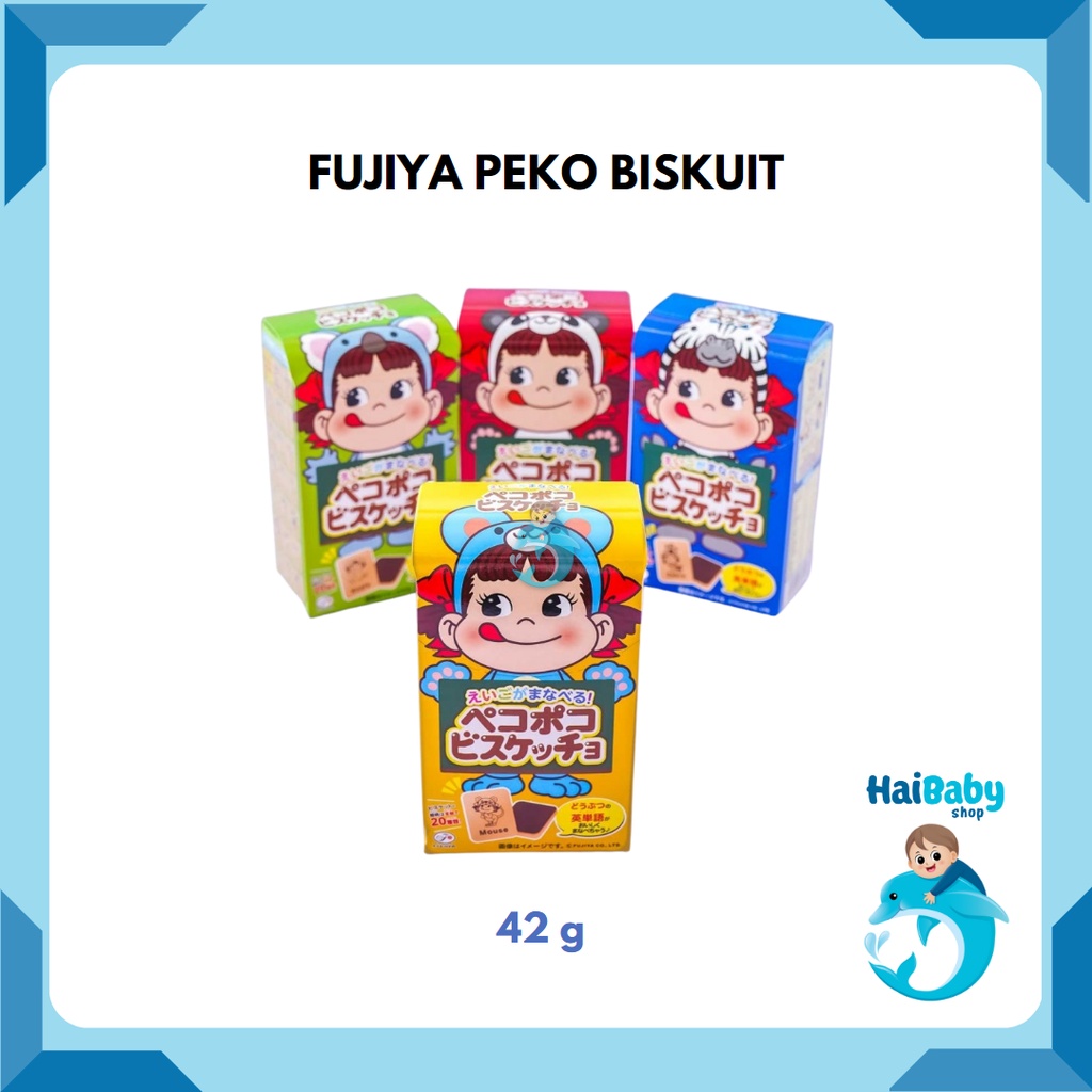 Fujiya Peko Chocolate Biscuit - Biskuit Coklat 45gr