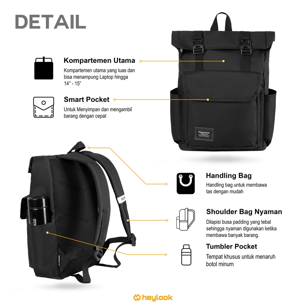 Tas Ransel Gendong Pria Distro Tas Ransel Sekolah Backpack Kuliah Hangout Unisex Tas Punggung Polostas Pria Tas Ransel Travel